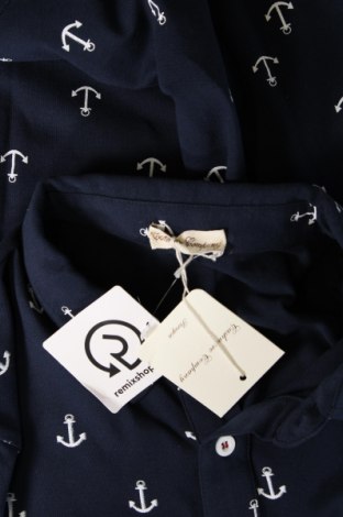 Herren T-Shirt Cashmere Company, Größe M, Farbe Blau, Preis 28,74 €