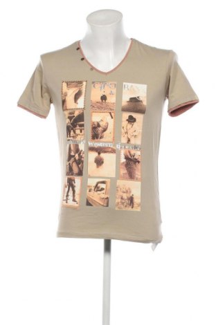 Мъжка тениска Cipo & Baxx, Размер M, Цвят Бежов, Цена 18,00 лв.