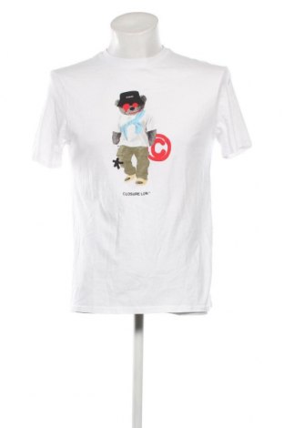 Herren T-Shirt Closure, Größe M, Farbe Weiß, Preis 8,97 €