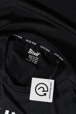 Мъжка тениска Crivit, Размер XXL, Цвят Черен, Цена 13,00 лв.