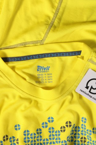 Herren T-Shirt Crivit, Größe XL, Farbe Gelb, Preis € 8,23