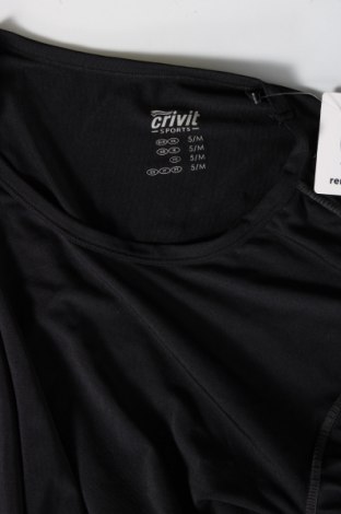 Ανδρικό t-shirt Crivit, Μέγεθος M, Χρώμα Μαύρο, Τιμή 8,04 €