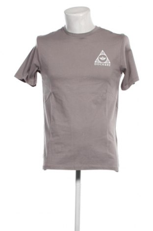Ανδρικό t-shirt Dockers, Μέγεθος S, Χρώμα Γκρί, Τιμή 14,47 €
