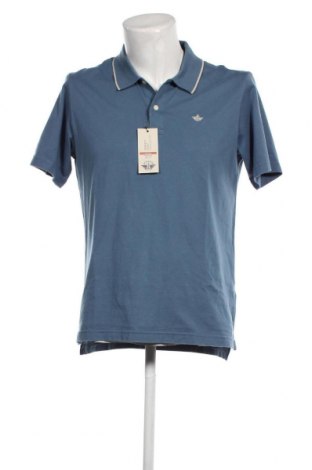 Ανδρικό t-shirt Dockers, Μέγεθος M, Χρώμα Μπλέ, Τιμή 26,00 €