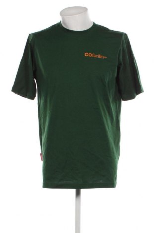 Herren T-Shirt Engel, Größe L, Farbe Grün, Preis 14,57 €