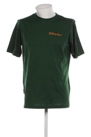 Herren T-Shirt Engel, Größe L, Farbe Grün, Preis 16,01 €