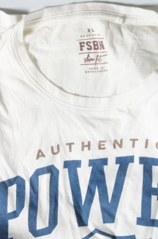 Мъжка тениска FSBN, Размер XL, Цвят Бял, Цена 13,00 лв.