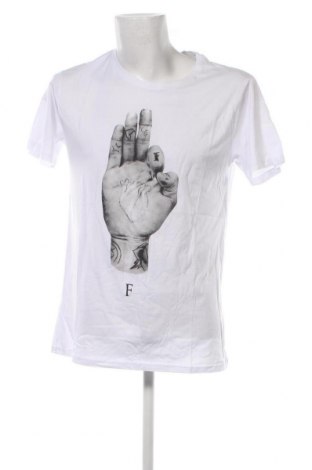 Herren T-Shirt Famous, Größe XL, Farbe Weiß, Preis 9,20 €