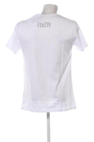 Herren T-Shirt Famous, Größe XL, Farbe Weiß, Preis 10,82 €