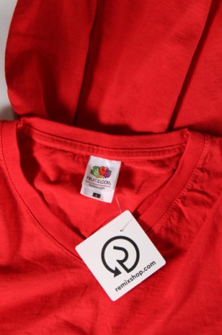 Ανδρικό t-shirt Fruit Of The Loom, Μέγεθος L, Χρώμα Κόκκινο, Τιμή 12,05 €