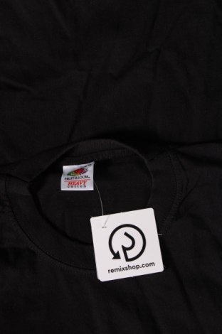 Ανδρικό t-shirt Fruit Of The Loom, Μέγεθος XXL, Χρώμα Μαύρο, Τιμή 8,04 €