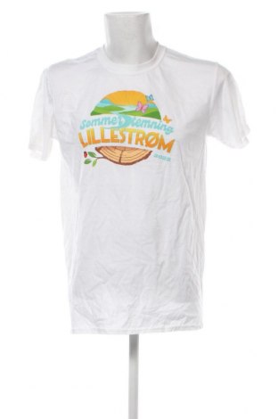 Ανδρικό t-shirt Gildan, Μέγεθος L, Χρώμα Λευκό, Τιμή 7,80 €