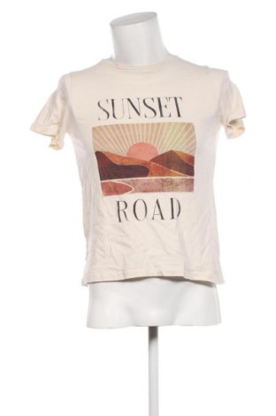 Ανδρικό t-shirt H&M, Μέγεθος S, Χρώμα Εκρού, Τιμή 4,82 €
