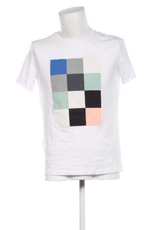 Мъжка тениска H&M, Размер M, Цвят Бял, Цена 8,06 лв.