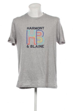 Męski T-shirt Harmont & Blaine, Rozmiar XL, Kolor Szary, Cena 181,25 zł
