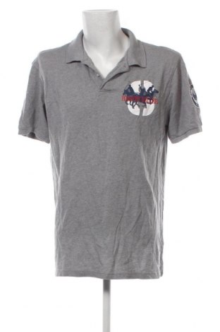 Мъжка тениска Harvey Miller, Размер XXL, Цвят Сив, Цена 19,40 лв.