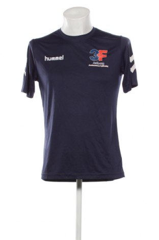 Ανδρικό t-shirt Hummel, Μέγεθος M, Χρώμα Μπλέ, Τιμή 4,45 €