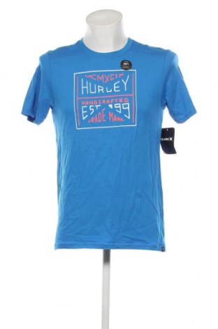 Herren T-Shirt Hurley, Größe M, Farbe Blau, Preis 32,21 €