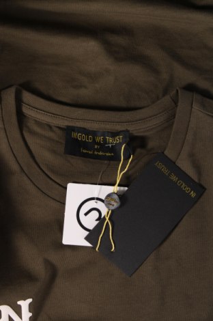 Ανδρικό t-shirt In God We Trust, Μέγεθος XS, Χρώμα Πράσινο, Τιμή 45,88 €
