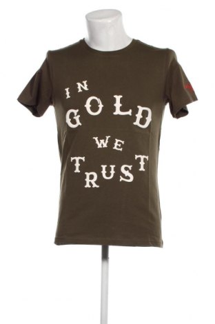 Tricou de bărbați In Gold We Trust, Mărime S, Culoare Verde, Preț 70,13 Lei