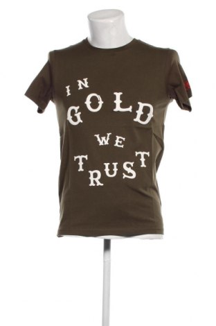 Tricou de bărbați In Gold We Trust, Mărime XS, Culoare Verde, Preț 87,24 Lei