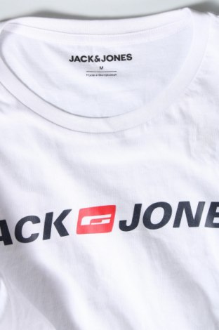 Ανδρικό t-shirt Jack & Jones, Μέγεθος M, Χρώμα Λευκό, Τιμή 13,92 €