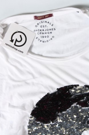 Ανδρικό t-shirt Jack & Jones, Μέγεθος S, Χρώμα Λευκό, Τιμή 6,19 €