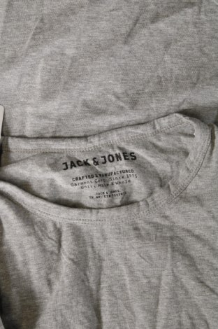 Ανδρικό t-shirt Jack & Jones, Μέγεθος L, Χρώμα Γκρί, Τιμή 6,19 €