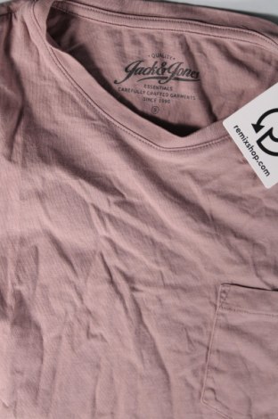 Ανδρικό t-shirt Jack & Jones, Μέγεθος S, Χρώμα Σάπιο μήλο, Τιμή 6,19 €