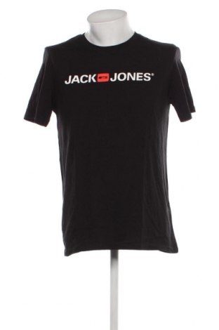 Męski T-shirt Jack & Jones, Rozmiar XL, Kolor Czarny, Cena 31,99 zł