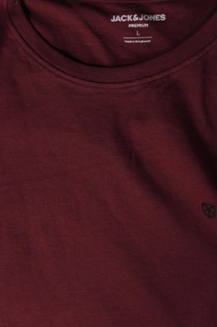 Ανδρικό t-shirt Jack & Jones PREMIUM, Μέγεθος L, Χρώμα Κόκκινο, Τιμή 13,92 €
