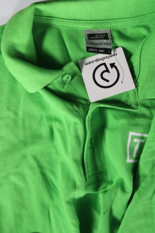Herren T-Shirt James & Nicholson, Größe L, Farbe Grün, Preis 5,16 €