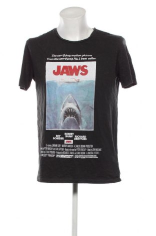 Herren T-Shirt Jaws, Größe XXL, Farbe Grau, Preis € 9,61