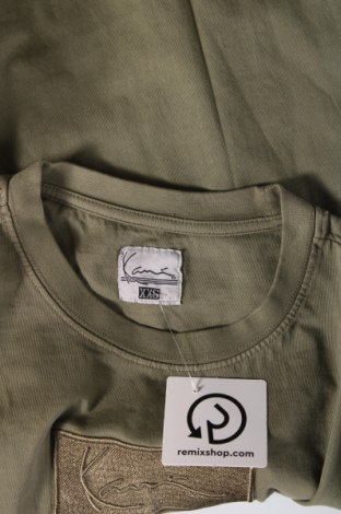 Herren T-Shirt Karl Kani, Größe XXS, Farbe Grün, Preis 9,09 €