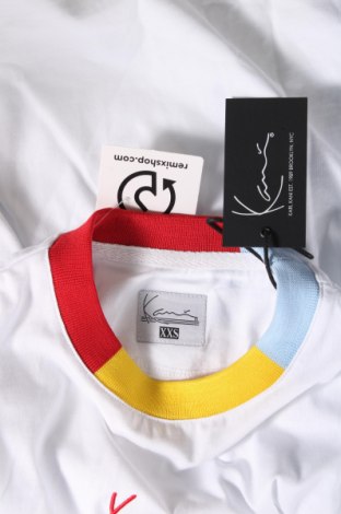 Мъжка тениска Karl Kani, Размер XXS, Цвят Бял, Цена 49,00 лв.