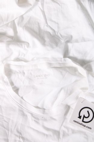 Ανδρικό t-shirt Land's End, Μέγεθος L, Χρώμα Λευκό, Τιμή 6,19 €