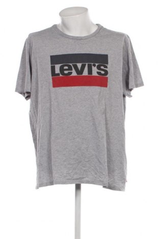 Мъжка тениска Levi's, Размер XXL, Цвят Сив, Цена 18,00 лв.