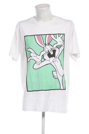 Мъжка тениска Looney Tunes, Размер XXL, Цвят Бял, Цена 17,85 лв.