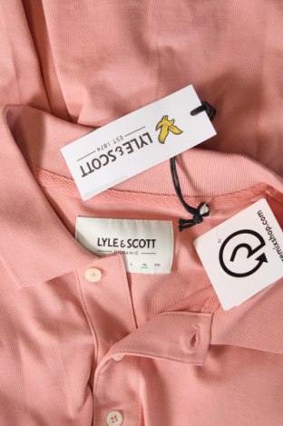 Мъжка тениска Lyle & Scott, Размер XL, Цвят Розов, Цена 52,00 лв.