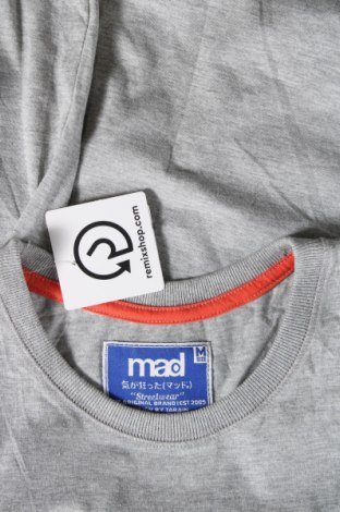 Ανδρικό t-shirt Mad, Μέγεθος M, Χρώμα Γκρί, Τιμή 13,61 €