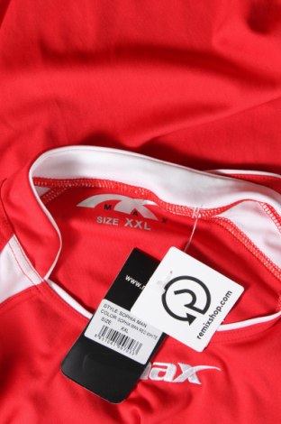 Мъжка тениска Max, Размер XXL, Цвят Червен, Цена 21,00 лв.