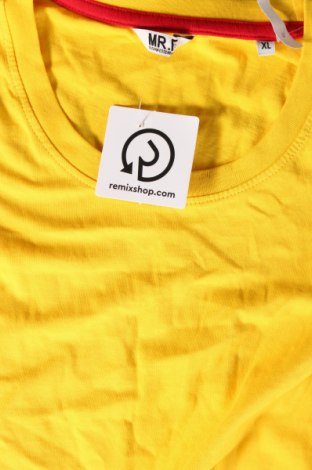 Мъжка тениска Mr. F, Размер XL, Цвят Жълт, Цена 13,00 лв.