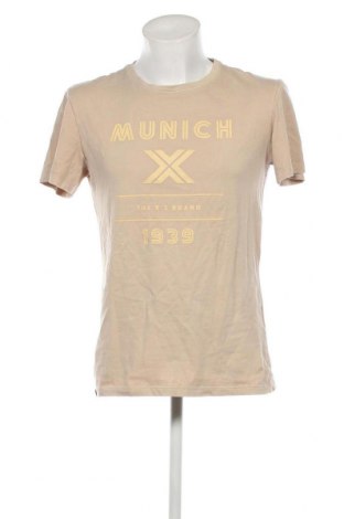 Herren T-Shirt Munich, Größe M, Farbe Beige, Preis 8,97 €