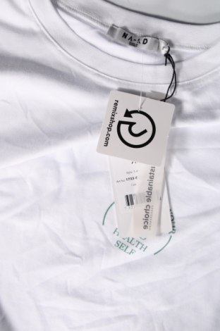 Мъжка тениска NA-KD, Размер XS, Цвят Бял, Цена 11,02 лв.