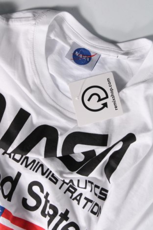 Мъжка тениска NASA, Размер XL, Цвят Бял, Цена 29,00 лв.