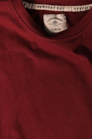 Ανδρικό t-shirt Newport Bay Sailing Club, Μέγεθος L, Χρώμα Κόκκινο, Τιμή 14,95 €