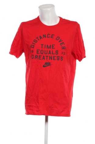 Tricou de bărbați Nike, Mărime XL, Culoare Roșu, Preț 65,79 Lei