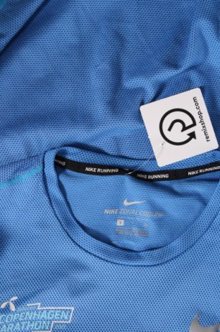 Męski T-shirt Nike Running, Rozmiar S, Kolor Niebieski, Cena 63,97 zł