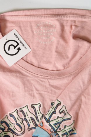 Herren T-Shirt Originals By Jack & Jones, Größe 5XL, Farbe Rosa, Preis € 6,96