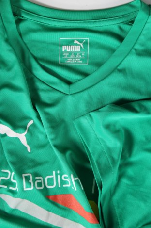 Мъжка тениска PUMA, Размер L, Цвят Зелен, Цена 17,40 лв.